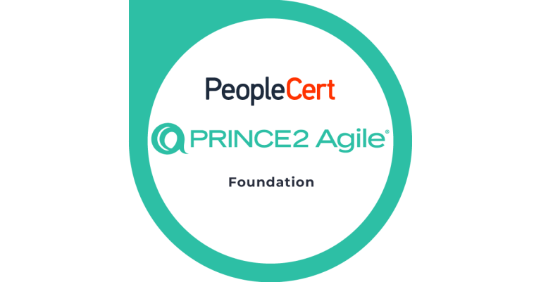 Logo von PeopleCert für die PRINCE2 Agile®-Zertifizierung.